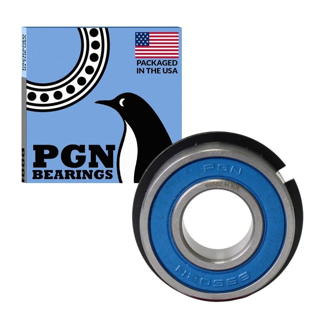 4 Qty PGN - 99502HNR Snap Ring & Sealed Ball Bearing - 5/8" x1-3/8 x7/16 - Repla